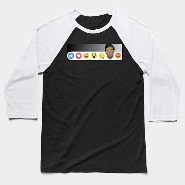 Tucker Carlson Baseball T-Shirt by understack